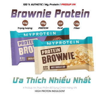Protein Brownie - My Protein 75g bánh Protein Bar cao cấp giàu dinh dưỡng