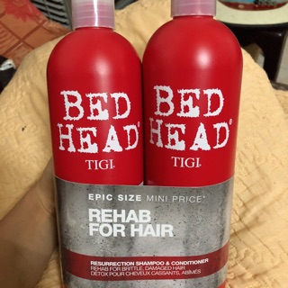 Bộ dầu gội xả Tigi Bed Head phục hồi cấp độ 3 750ml + 750ml