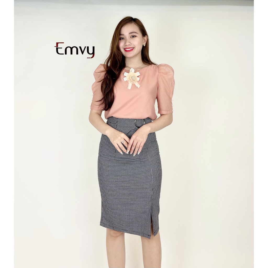[Mã WASTUP giảm 10% tối đa 30K đơn 99K] Áo sơ mi nữ công sở tay lỡ EMVY- H8 | BigBuy360 - bigbuy360.vn