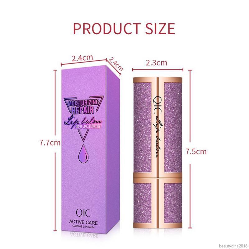 (hàng Mới Về) Son Dưỡng Môi Qic Đổi Màu Theo Nhiệt Độ Độc Đáo | BigBuy360 - bigbuy360.vn