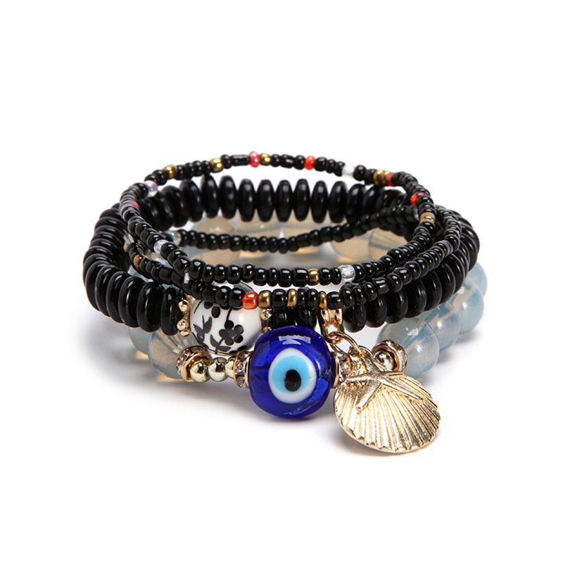 Vòng Tay Chuỗi Hạt Nhiều Lớp Phong Cách Bohemian