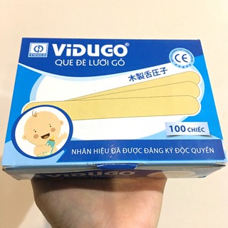 Que đè lưỡi gỗ dùng quét sáp wax tiện lợi