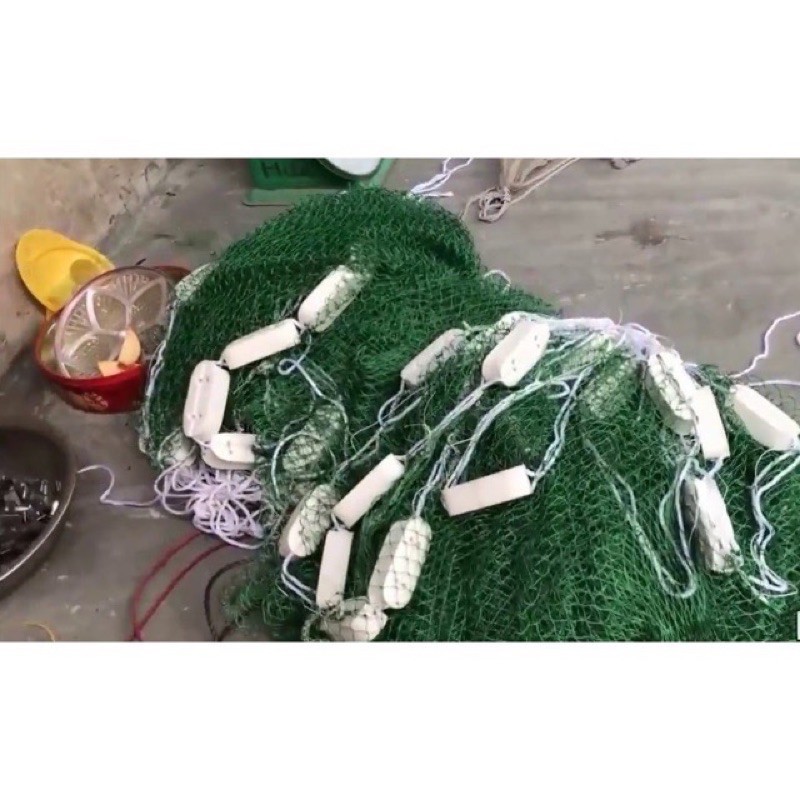 Lưới vét cá bằng dù cao 2m dài 30m chất liệu dù hàng thái lan hàng gia công y hình giá rẻ giảm giá sele y hình