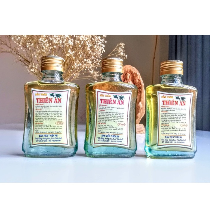 Dầu Tràm Thiên An Huế 40ml 100ml - Sản phẩm chính gốc do các thầy trong Đan Viện Thiên An tự sản xuất