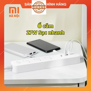 Ổ cắm điện xiaomi mijia 27w 3 usb sạc nhanh / xiaomi power strip 3 usb