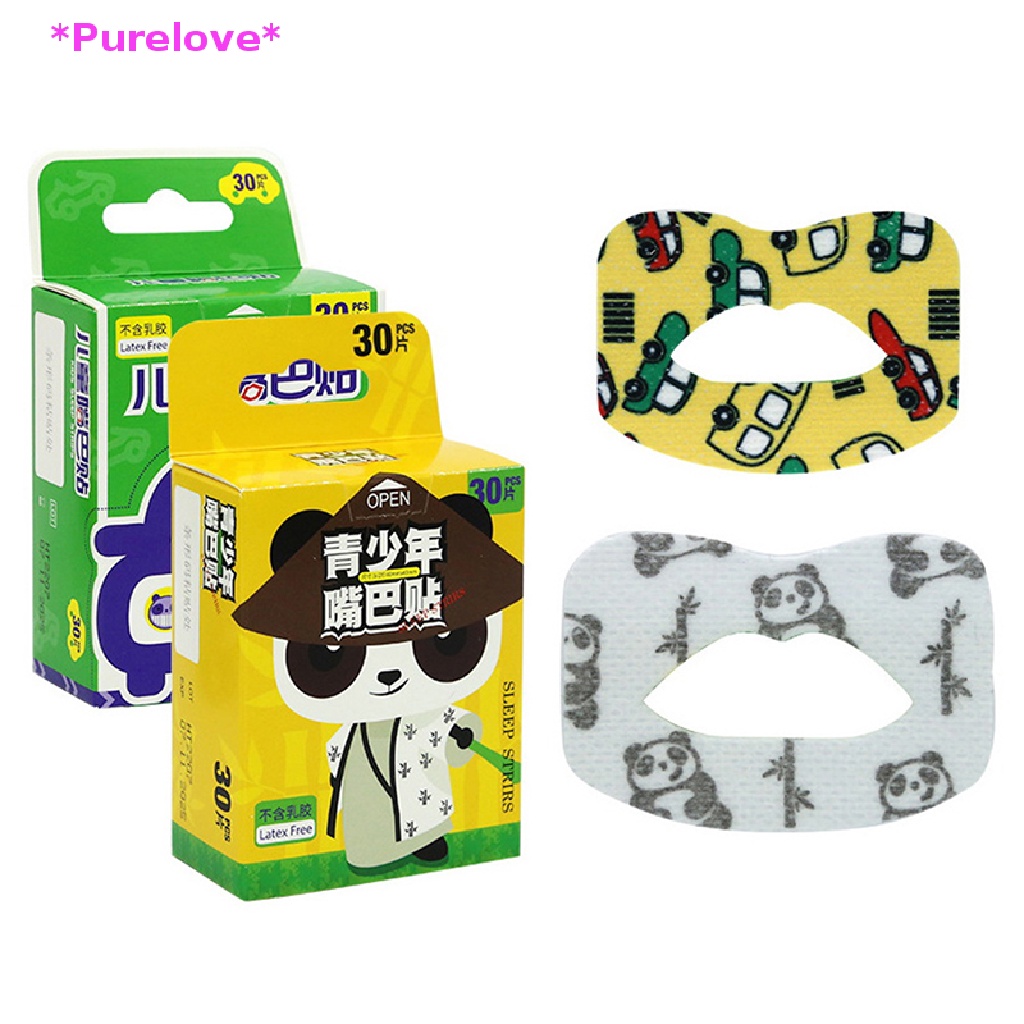 Set 30 Miếng Dán Chỉnh Sửa Miệng Khi Ngủ Tiện Dụng Mới