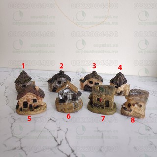 Phụ kiện trang trí tiểu cảnh Terrarium - Ngôi nhà rơm