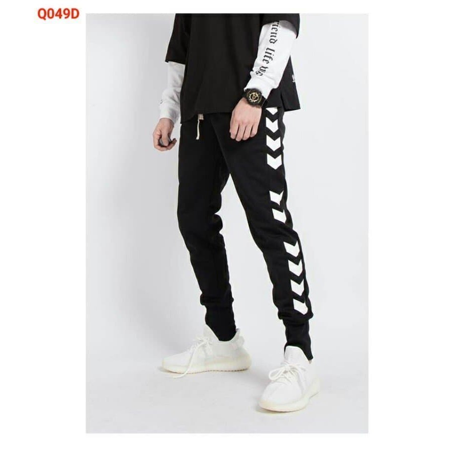 Quần jogger thể thao sọc mũi tên