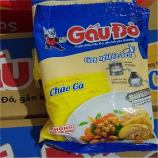 Cháo Gấu Đỏ 2 vị thịt bằm / gà 50g