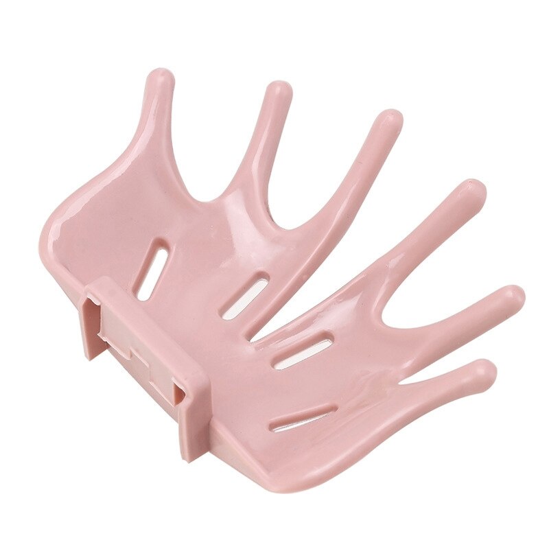 Khay giữ xà phòng gắn tường dạng cốc hút không cần khoan lỗ hình dạng bàn tay thoát nước được cho phòng tắm