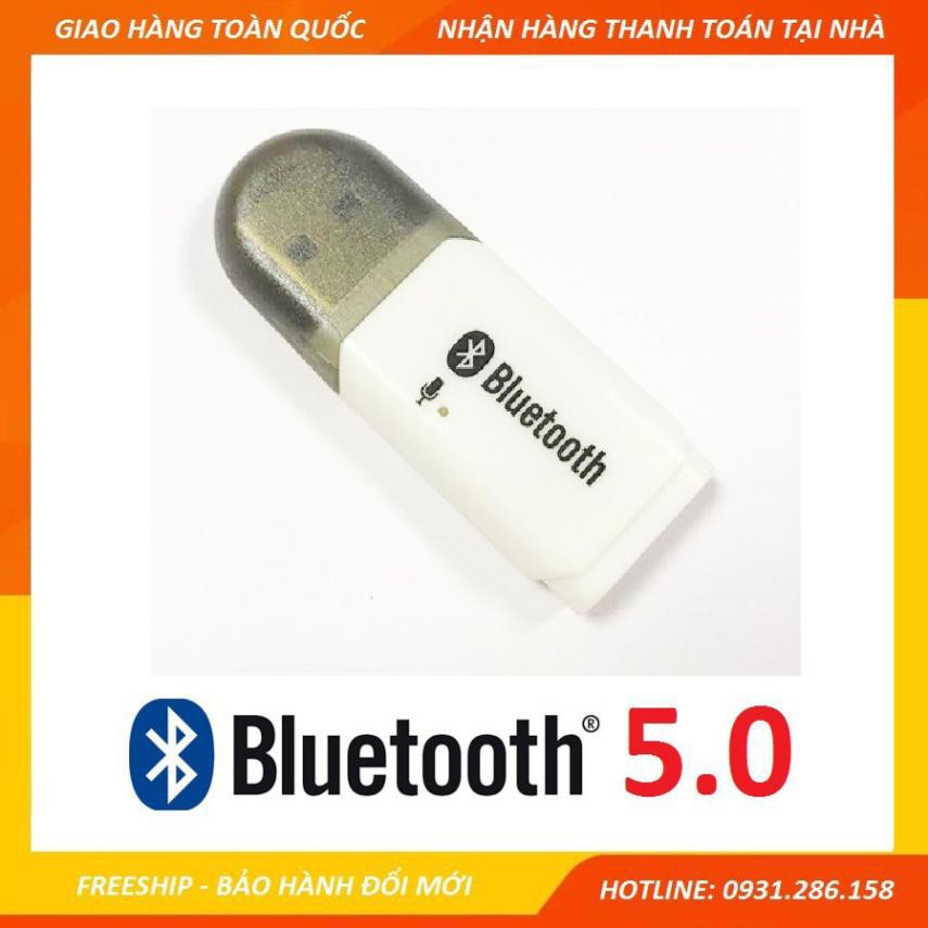[Có cổng Micro] USB Bluetooth 5.0 Dongle BT-118 loại 1 chuyên dùng loa xe ô tô xe hơi xe tải -  loa có cổng usb