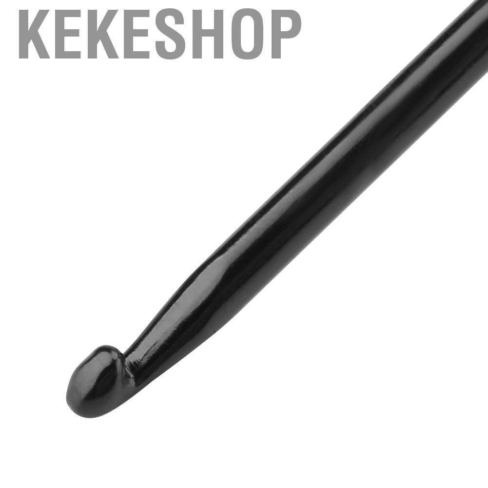 Set 8 Kim Đan Len Bằng Nhôm Cán Nhựa Trắng