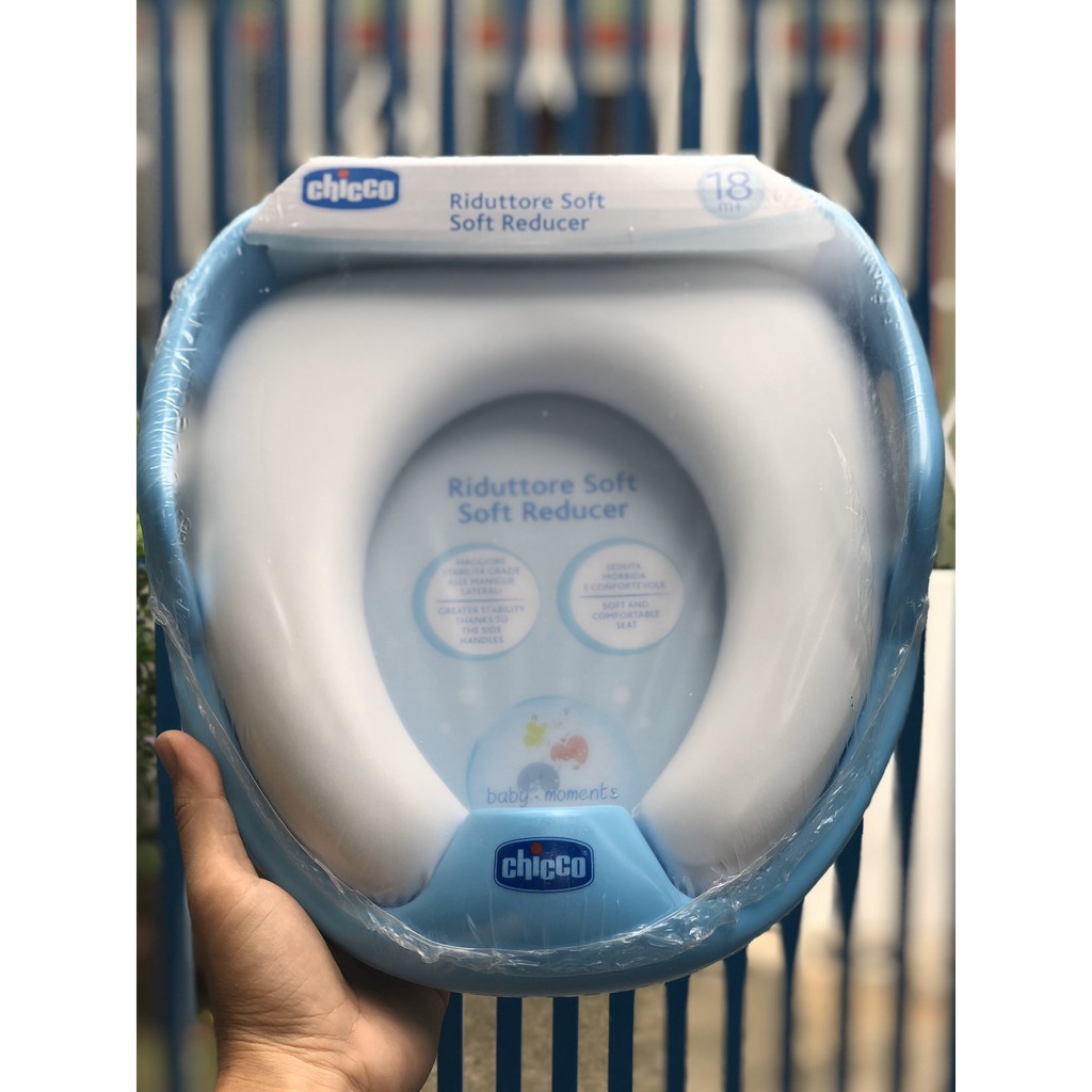 Thu nhỏ bồn cầu Chicco chính hãng, Bệ toilet, lót bồn cầu cho bé qa0208