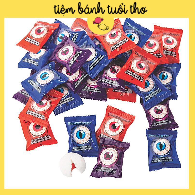[BỊCH LỚN 250gr] Kẹo Dẻo Masrshmallow Con Mắt Nhân Trái Cây RUBY &amp; BEN