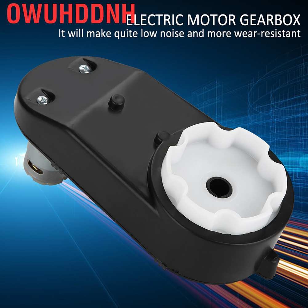 Owuhddnh RS390 Electric Motor Gearbox 6V/12V 12000-20000RPM for Kids Car Toy