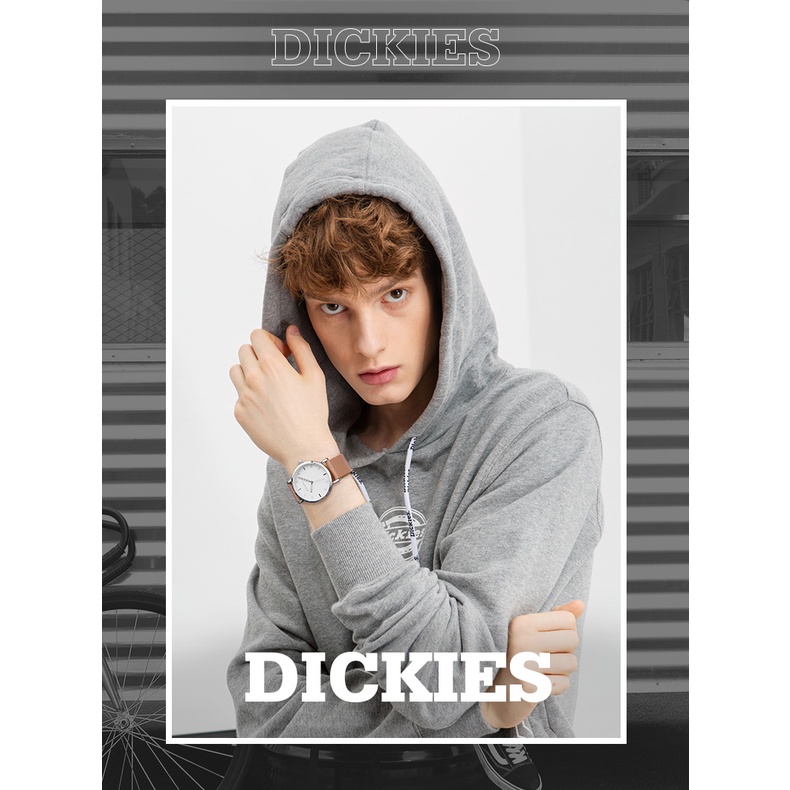 Đồng hồ Dickies chính hãng nam 40mm, sinh viên dây da chống nước 30m CL-219