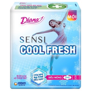 DIANA SENSI/SENSI COOL FRESH 8 miếng