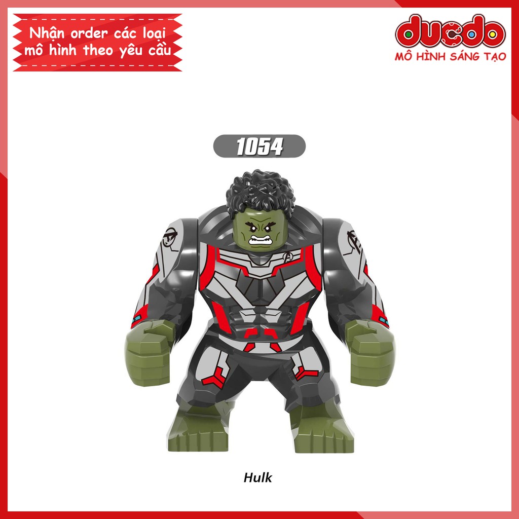 Bigfig siêu anh hùng HULK End Game - Đồ chơi Lắp ghép Xếp hình Mini Minifigures Big Fig Iron Man XINH 1054 EndGame