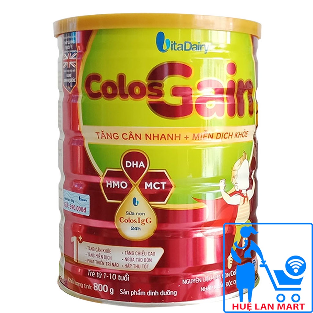 Sữa ColosGain Colos Gain Số 0+/1+ Hộp  800g