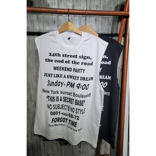 Áo thun Tanktop FORGOT TIME Unisex