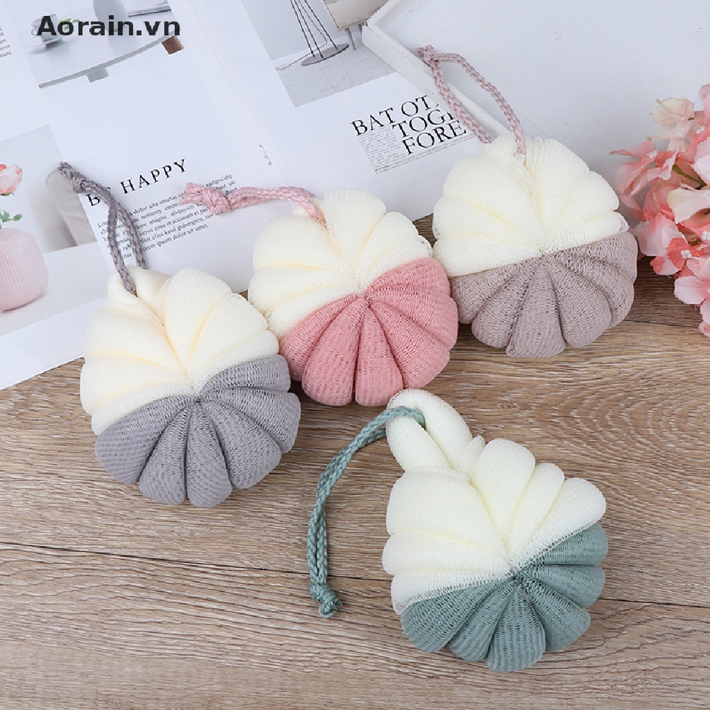 Bông Tắm Sợi nylon Cotton Siêu Mềm Hình Bông Hoa Giúp Tẩy Tế Bào Chết Cho Cơ