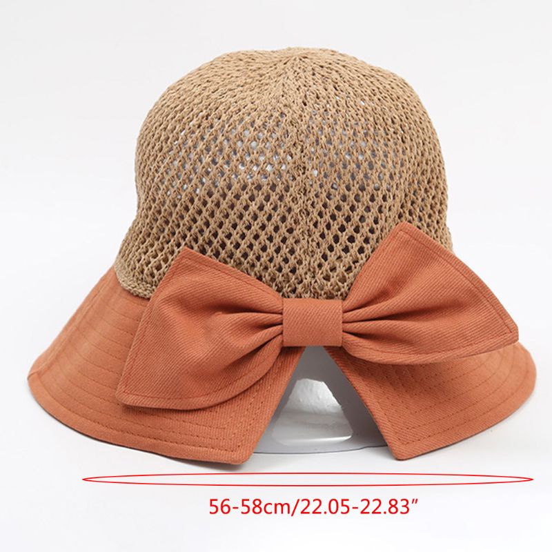 Nón Cói Rộng Vành Chống Nắng Tia UV Màu Sắc Tương Phản Thời Trang Mùa Hè Cho Nữ
