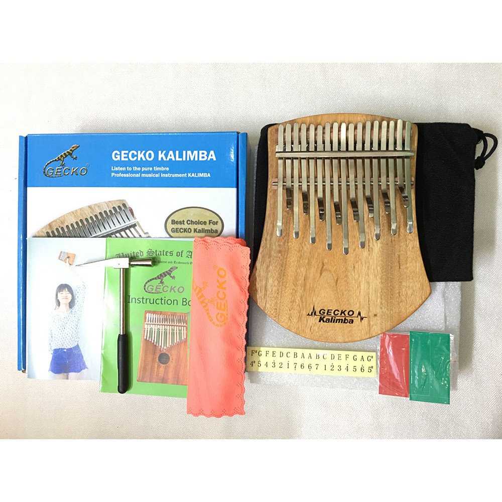 ( CÓ SẴN ) ĐÀN KALIMBA GECKO GỖ 17 PHÍM K17NOTE TẶNG KÈM KHÓA HỌC KALIMBA MIỄN PHÍ