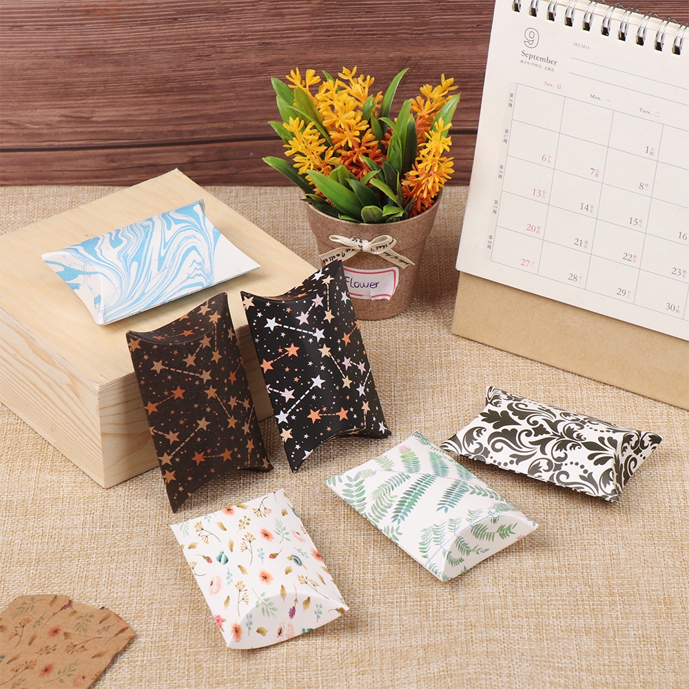 Bộ 10 Túi Đựng Quà Bằng Giấy Thiết Kế Xinh Xắn