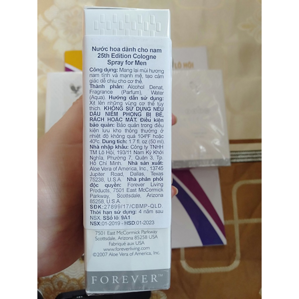 [Mã 1512FMCGSALE1 giảm 10% đơn 250K] [GIÁ RẺ] NƯỚC HOA NAM 25TH Edition Cologne Spray for Men 209 Flp.50ml | BigBuy360 - bigbuy360.vn