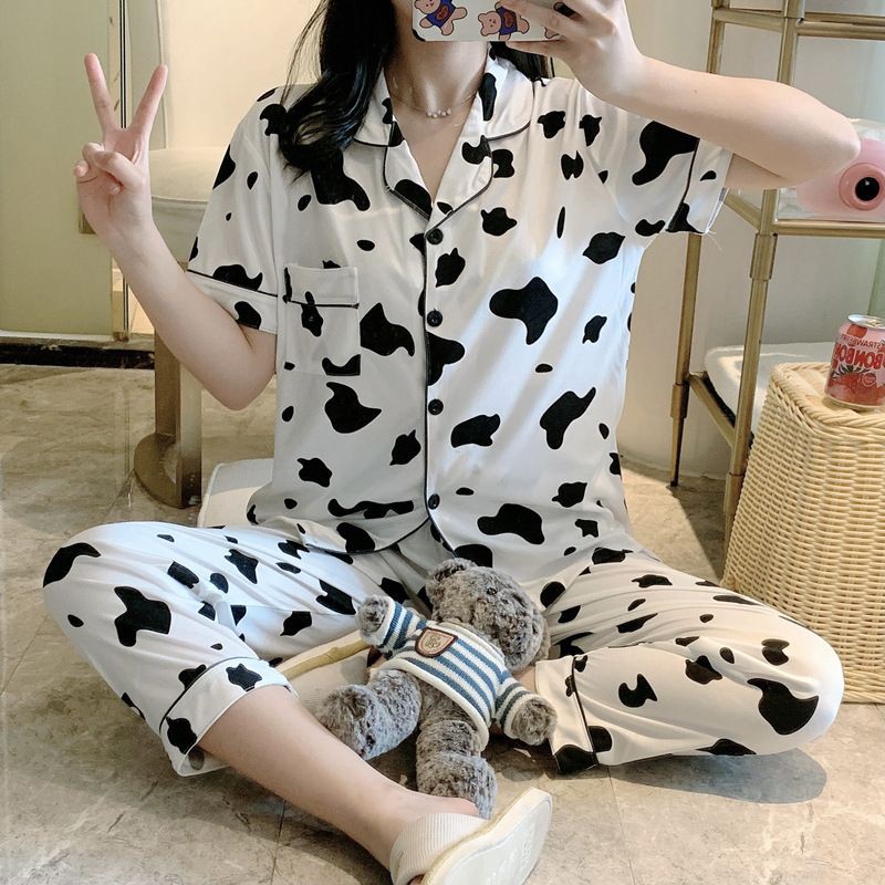 [có sẵn] - ĐỒ BỘ PIJAMA CỘC TAY QUẦN DÀI NHIỀU MÃ ĐẸP ( Quảng Châu) | BigBuy360 - bigbuy360.vn