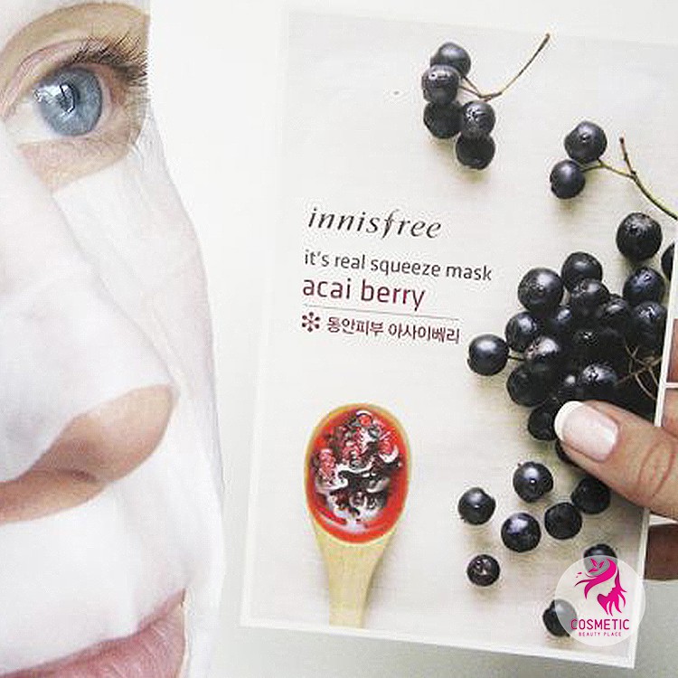 Mặt Nạ Giấy Innisfree It's Real Squeeze Mask Dưỡng Ẩm Sáng Da PV364