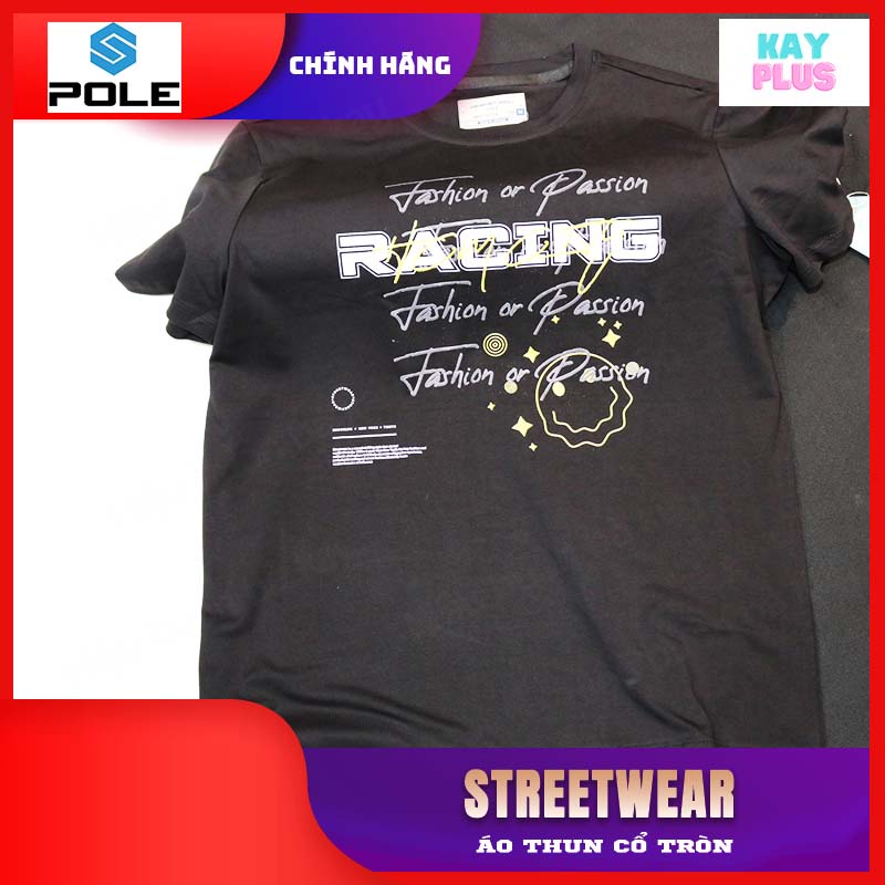 Áo thun Nam &amp; Nữ cổ tròn POLE - Streetwear 06