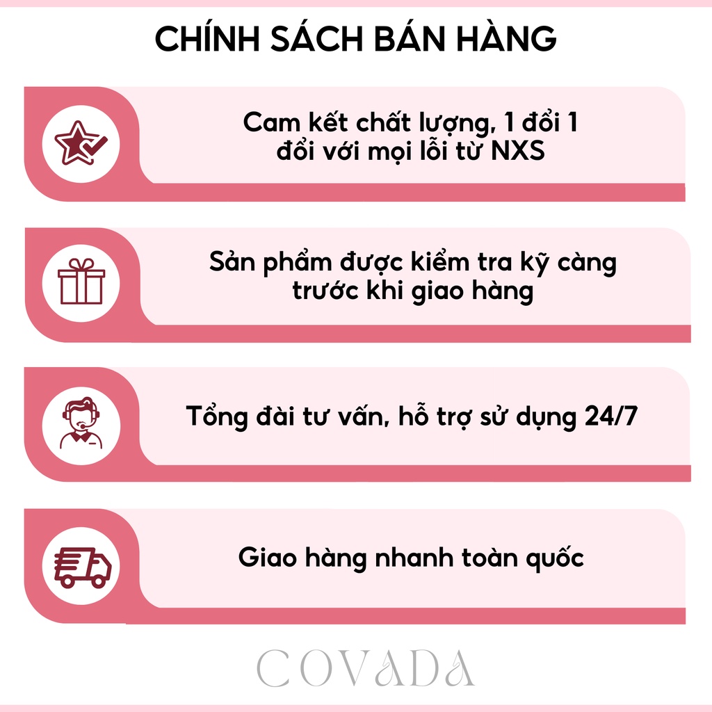 Tóc giả kẹp nửa đầu COVADA thẳng đẹp mềm mượt làm dài dày phồng tự nhiên cao cấp TG01