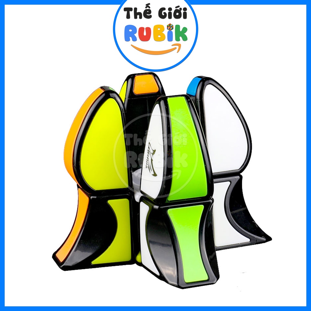 Rubik Biến Thể QiYi 1x3x3 Tiled Phi Tiêu Con Quay. Rubic 133 QiYi Tiled Windmill  Fidget Spinner 3x3x1 | Thế Giới Rubik