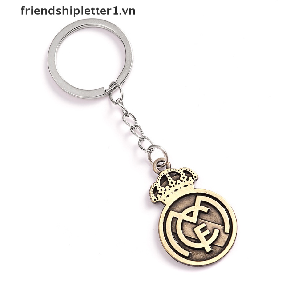 1pcs Móc Khóa Kim Loại Hình Logo Câu Lạc Bộ Bóng Đá / Bóng Đá Cho Fan Hâm Mộ