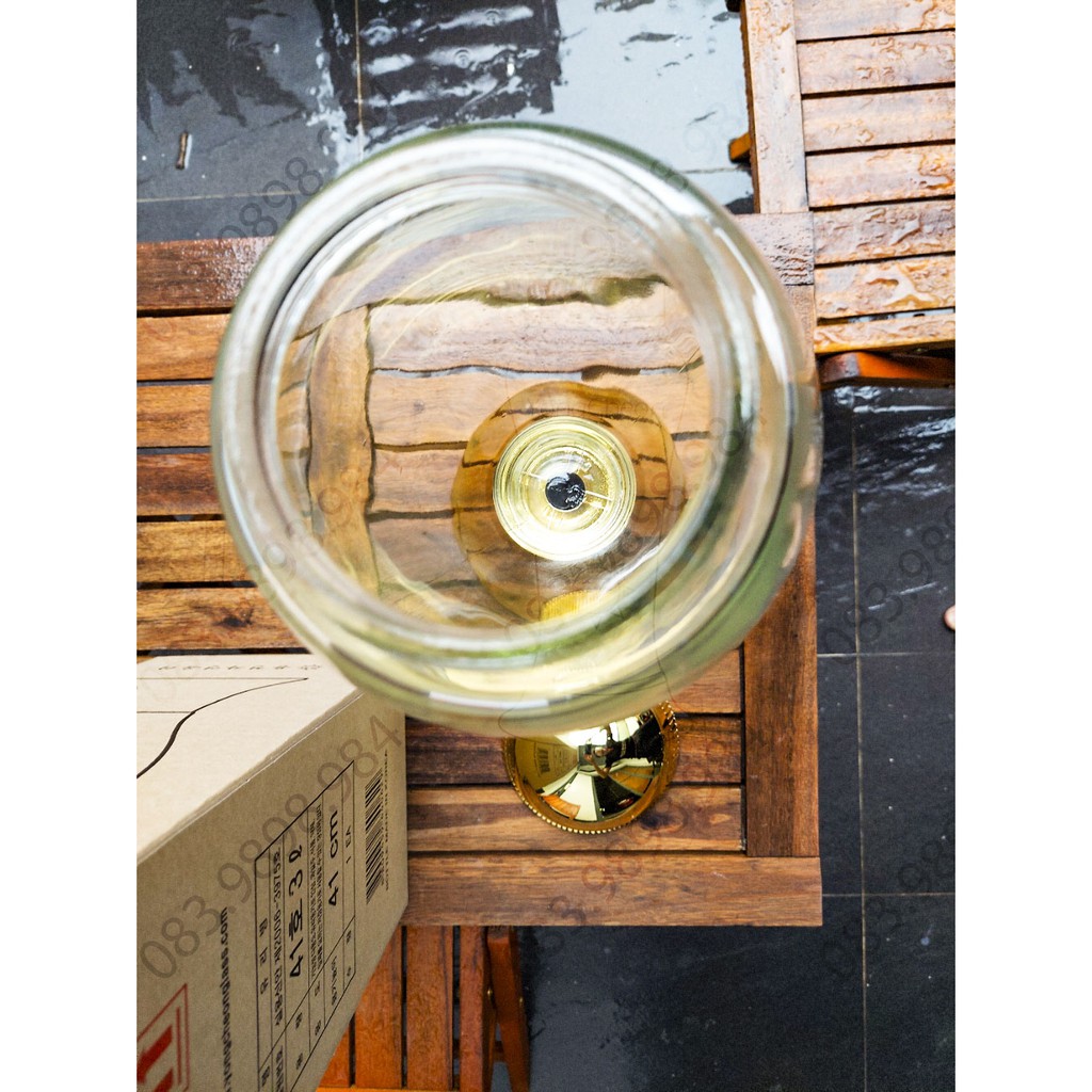 Bình thủy tinh Ngâm rượu 3L HÀN QUỐC YongCheon hình Trụ Cầu dẹt No41. Hàng cao cấp - Phóng to sâm - Bảo vệ sức khỏe. | BigBuy360 - bigbuy360.vn
