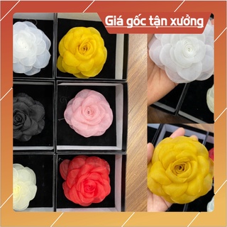 Hoa von cài áo cao cấp - hoa handmade nhiều màu - freeship