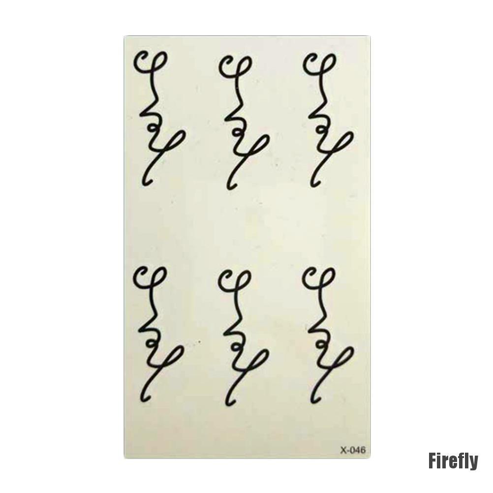 Hình xăm dán tạm thời họa tiết chữ Love chống thấm nước lâu trôi