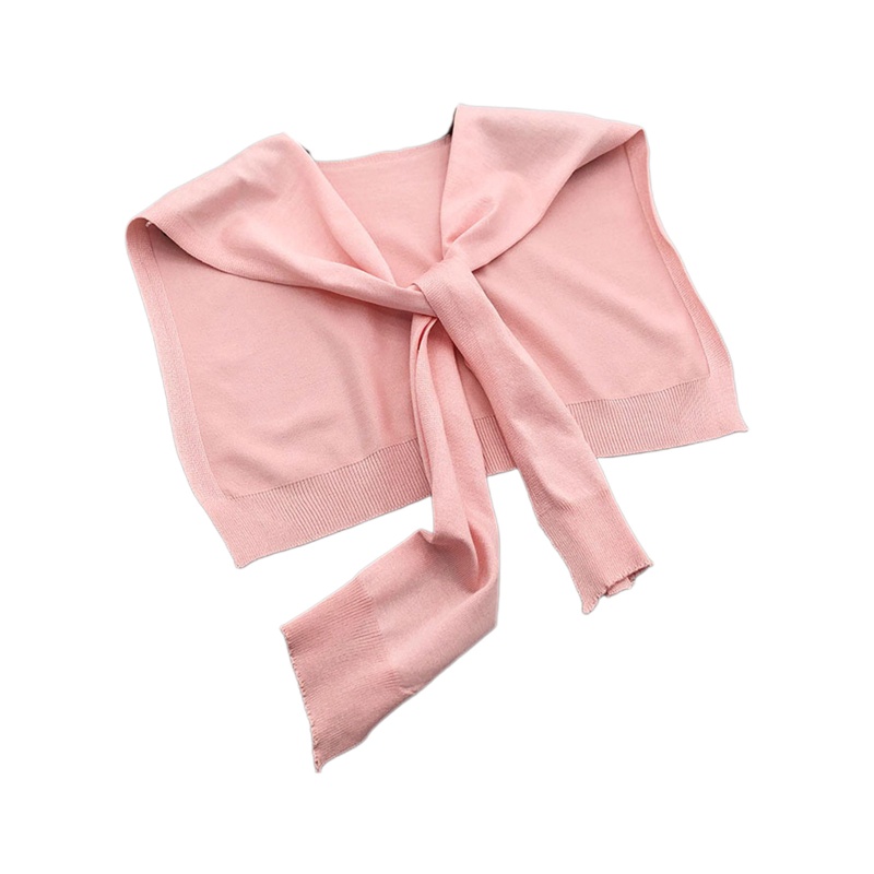 Khăn Choàng Thắt Nút Màu Trơn Chống Gió Chống Lạnh Mùa Đông Cho Nữ