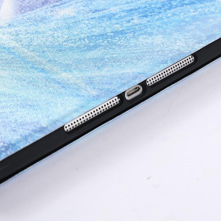 Bao da iPad mini 1/ 2/ 3 hoạt hình elsa kute, siêu đẹp - Ốp lưng ipad