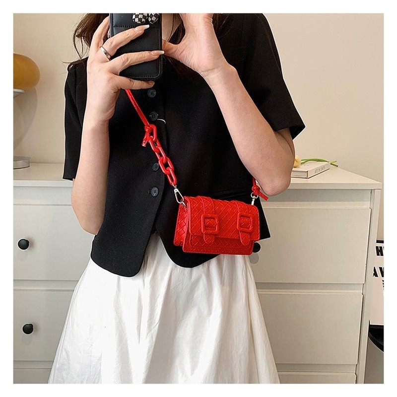 Túi Xách Đan Len Màu Trơn NB00299