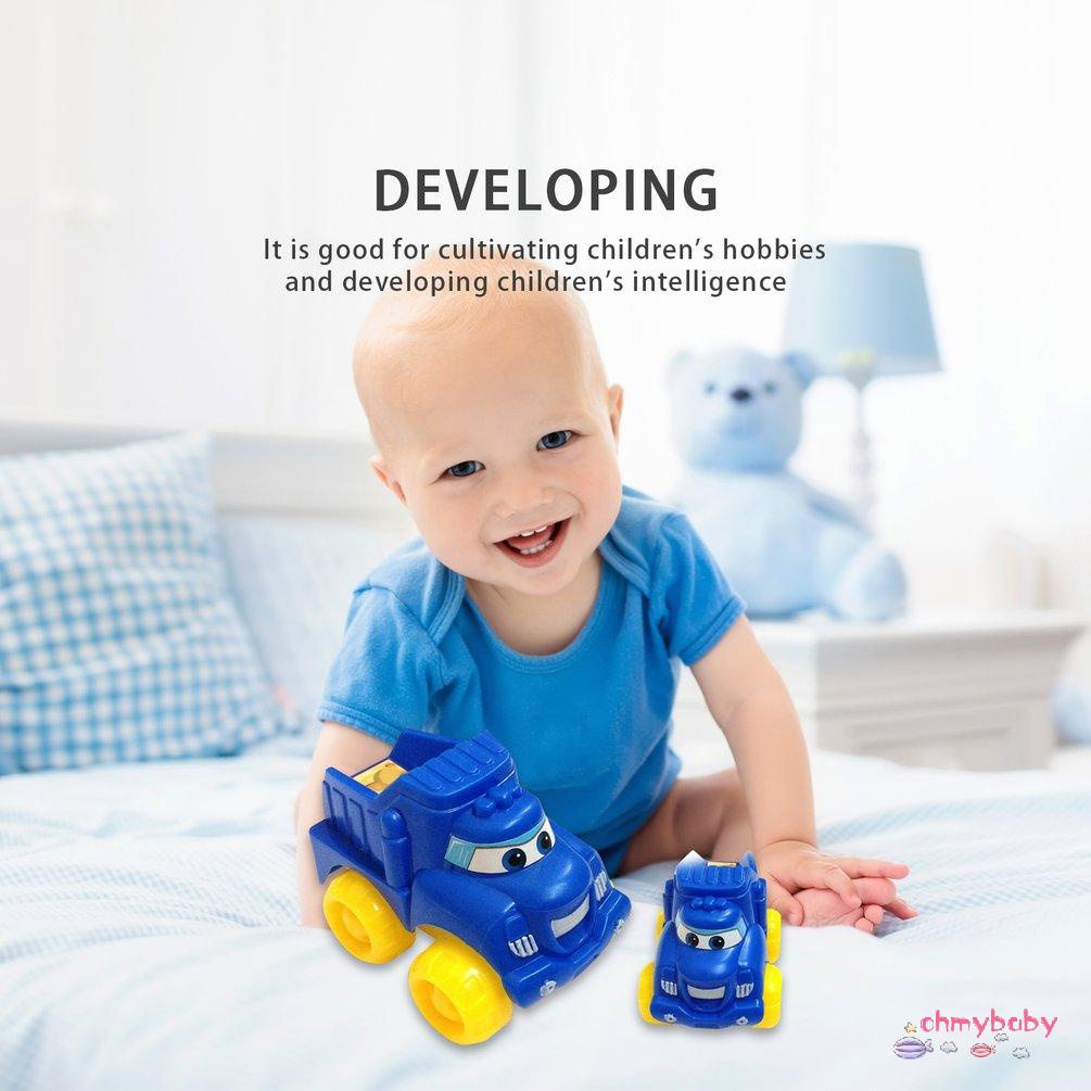 【OMB】 MINI Pull Back Engineering Model Car Diecast Car Toy Vehicles Toy Cars