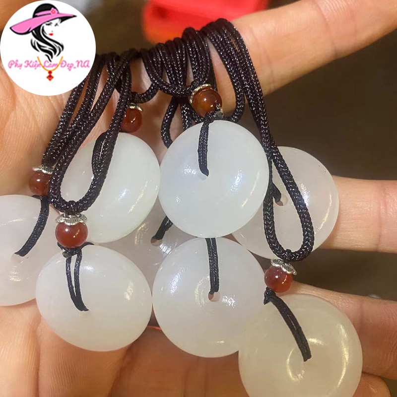 Mặt Dây Chuyền Đồng Điếu Đá Ngọc Onyx - Tặng Kèm Dây Đeo Và Hôp Đựng