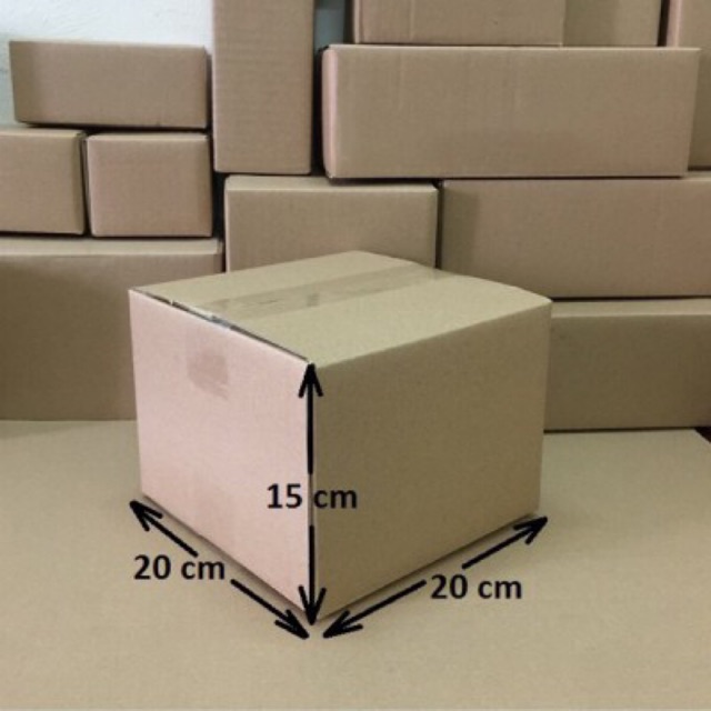 20x20x15 hộp carton đóng hàng giá rẻ