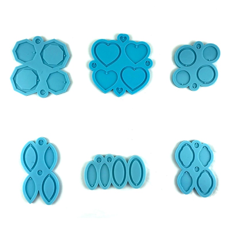 Sa Khuôn Silicon Làm Bông Tai Thủ Công Không Độc Hại