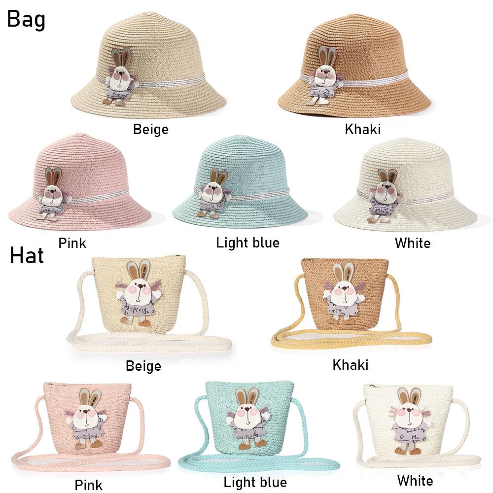 Outdoor Breathable Beach Hat Summer Seaside Panama Cap Handbag