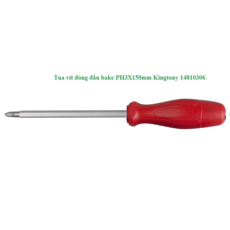 Tua vít đóng đầu bake PH3X150mm Kingtony 14810306