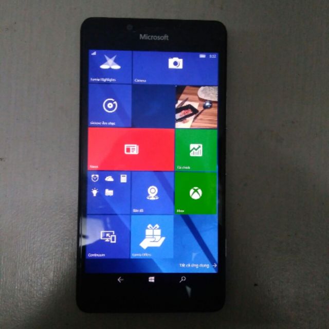 Điện thoại di động Microsoft Lumia 950 màu đen kèm Display Dock