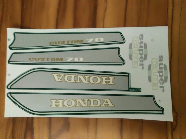 Bộ tem honda custom 70 đời 92