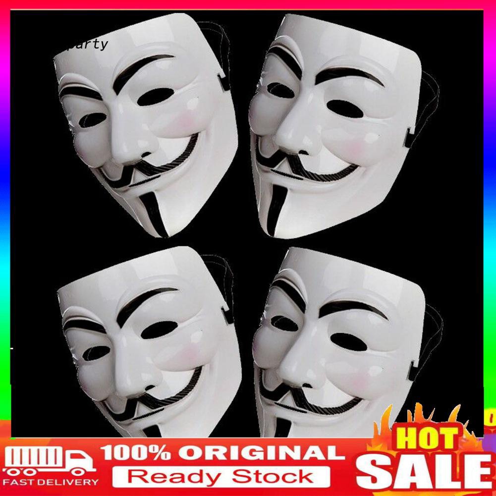 Anonymous Hacker V cho Vendetta Master Face Mask Fancy Dress Đạo cụ Halloween